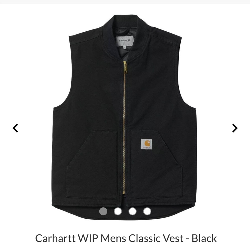 Carhartt WIP Men's Classic Rigid Black Vest